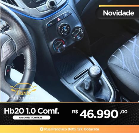 HYUNDAI HB 20 Hatch 1.0 12V 4P FLEX COMFORT, Foto 12