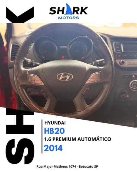 HYUNDAI HB 20 Hatch 1.6 16V 4P PREMIUM FLEX AUTOMÁTICO, Foto 6