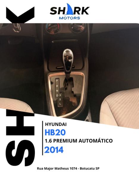 HYUNDAI HB 20 Hatch 1.6 16V 4P PREMIUM FLEX AUTOMÁTICO, Foto 8