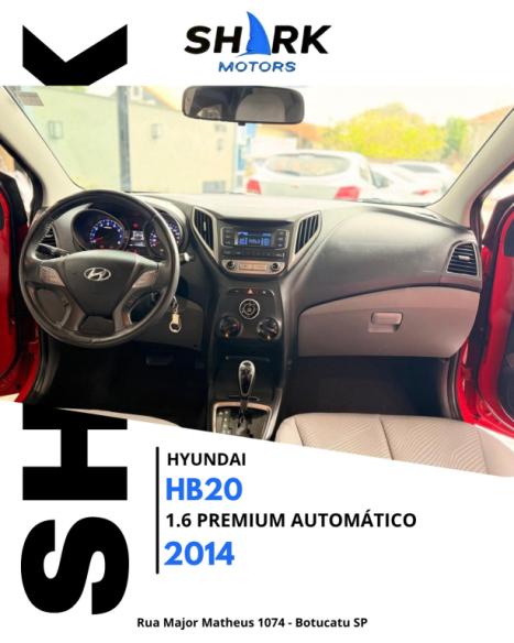 HYUNDAI HB 20 Hatch 1.6 16V 4P PREMIUM FLEX AUTOMÁTICO, Foto 12