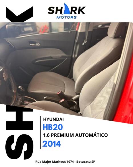 HYUNDAI HB 20 Hatch 1.6 16V 4P PREMIUM FLEX AUTOMÁTICO, Foto 13