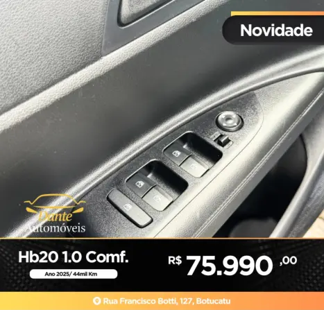 HYUNDAI HB 20 Hatch 1.0 12V 4P FLEX COMFORT, Foto 18