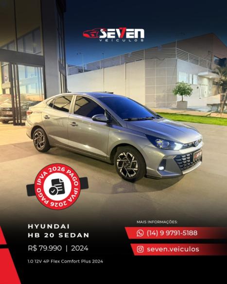 HYUNDAI HB 20 Sedan 1.0 12V 4P FLEX COMFORT PLUS, Foto 2