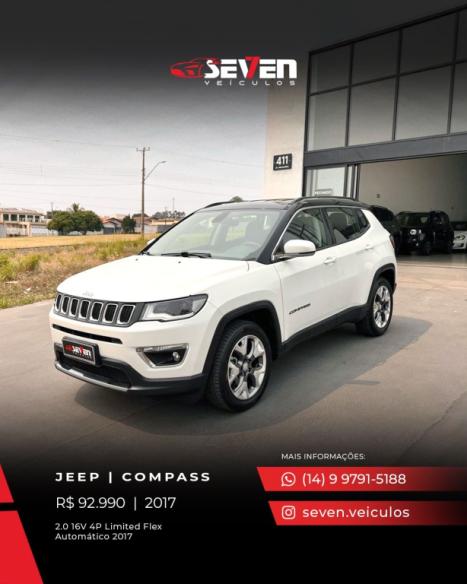 JEEP Compass 2.0 16V 4P LIMITED FLEX AUTOM�TICO, Foto 2