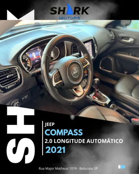 JEEP Compass 2.0 16V 4P LONGITUDE FLEX AUTOM�TICO, Foto 8