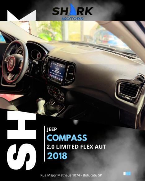 JEEP Compass 2.0 16V 4P LIMITED FLEX AUTOM�TICO, Foto 10