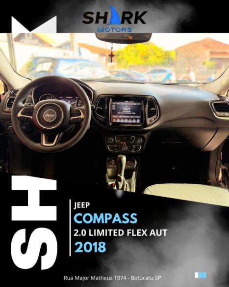 JEEP Compass 2.0 16V 4P LIMITED FLEX AUTOM�TICO, Foto 12