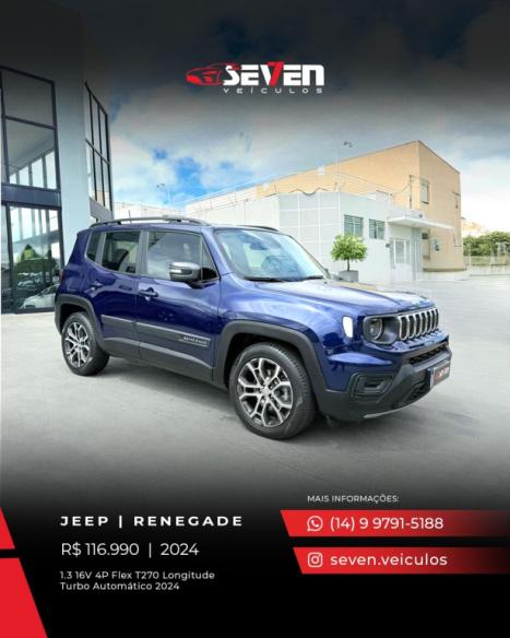 JEEP Renegade 1.3 16V 4P FLEX T270 LONGITUDE TURBO AUTOM�TICO, Foto 2