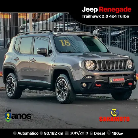 JEEP Renegade 2.0 16V 4P TURBO DIESEL TRAILHAWK 4X4 AUTOMÁTICO, Foto 1 JEEP Renegade 2.0 16V 4P TURBO DIESEL TRAILHAWK 4X4 AUTOMÁTICO, Foto 1