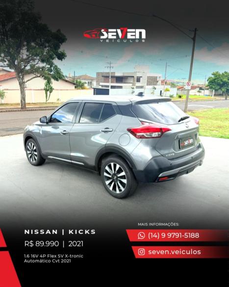 NISSAN Kicks 1.6 16V 4P FLEX SV X-TRONIC AUTOM�TICO CVT, Foto 5