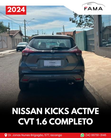 NISSAN Kicks 1.6 16V 4P FLEX ACTIVE X-TRONIC AUTOM�TICO CVT, Foto 4