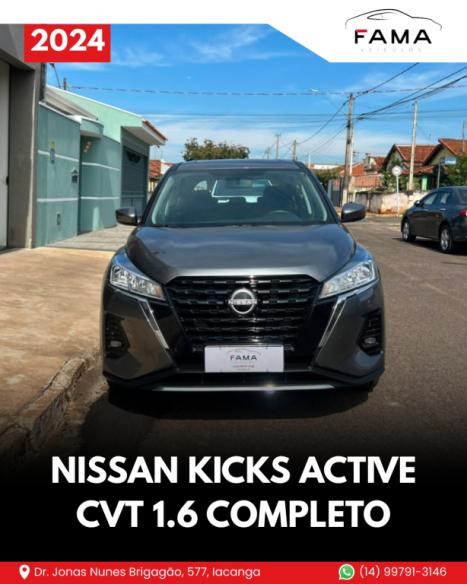 NISSAN Kicks 1.6 16V 4P FLEX ACTIVE X-TRONIC AUTOM�TICO CVT, Foto 6