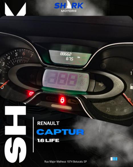 RENAULT Captur 1.6 16V 4P FLEX SCE LIFE X-TRONIC CVT, Foto 5 RENAULT Captur 1.6 16V 4P FLEX SCE LIFE X-TRONIC CVT, Foto 5