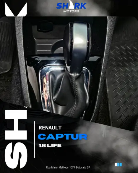 RENAULT Captur 1.6 16V 4P FLEX SCE LIFE X-TRONIC CVT, Foto 7 RENAULT Captur 1.6 16V 4P FLEX SCE LIFE X-TRONIC CVT, Foto 7