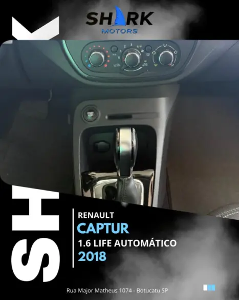 RENAULT Captur 1.6 16V 4P FLEX SCE LIFE X-TRONIC CVT, Foto 8
