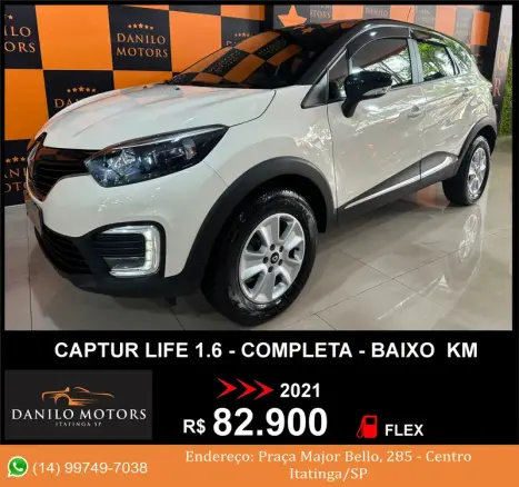 RENAULT Captur 1.6 16V 4P FLEX SCE LIFE X-TRONIC CVT, Foto 1