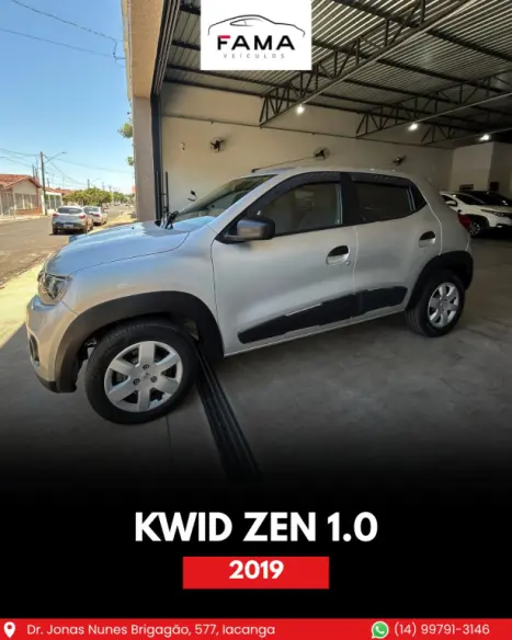 RENAULT Kwid 1.0 12V 4P SCE FLEX ZEN, Foto 1 RENAULT Kwid 1.0 12V 4P SCE FLEX ZEN, Foto 1
