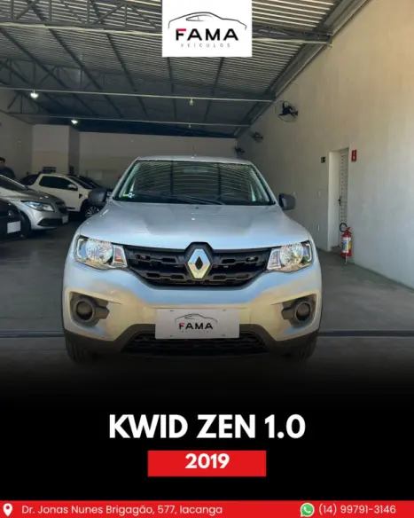 RENAULT Kwid 1.0 12V 4P SCE FLEX ZEN, Foto 4 RENAULT Kwid 1.0 12V 4P SCE FLEX ZEN, Foto 4