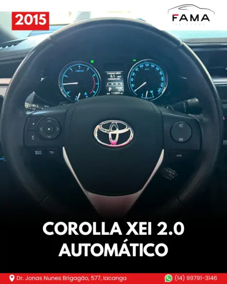 TOYOTA Corolla 2.0 16V 4P XEI FLEX AUTOM�TICO, Foto 9