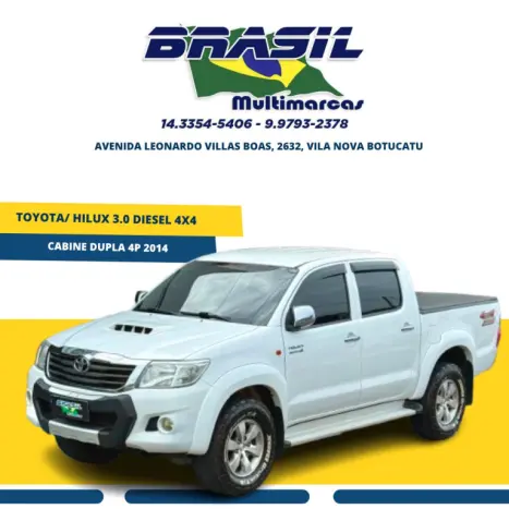 TOYOTA Hilux Caminhonete 3.0 4P 4X4 DIESEL CABINE DUPLA, Foto 1