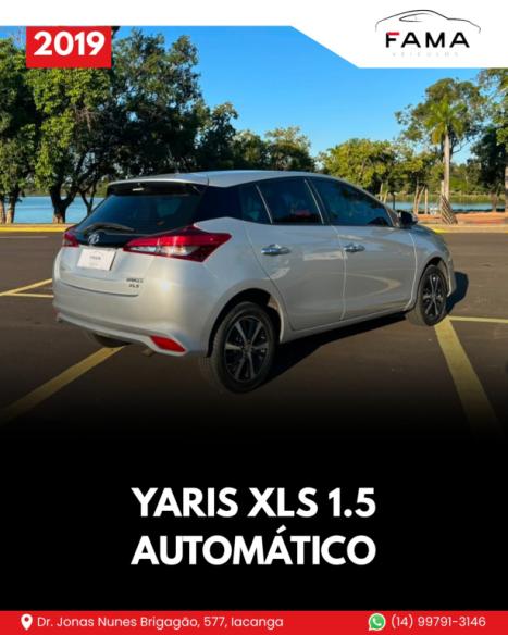 TOYOTA Yaris Hatch 1.5 16V 4P FLEX XLS CONNECT MULTIDRIVE AUTOM�TICO CVT, Foto 4