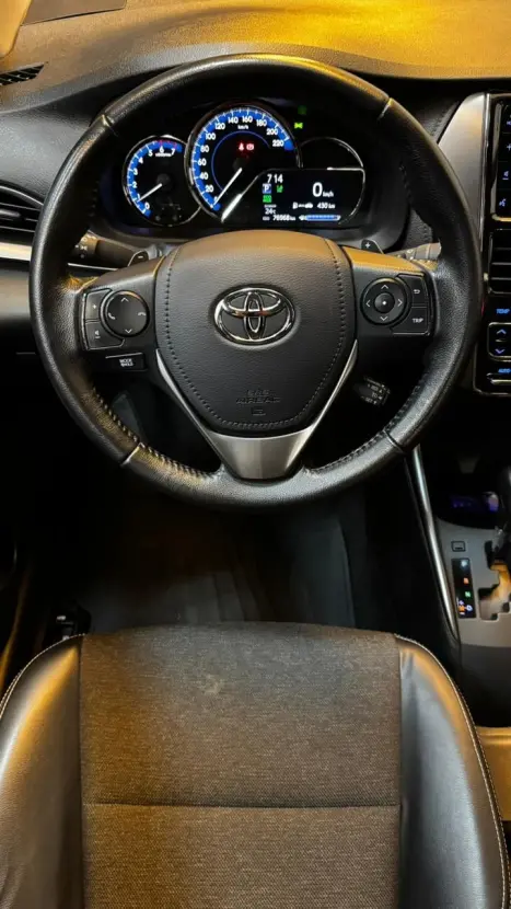 TOYOTA Yaris Sedan 1.5 16V 4P FLEX XS MULTIDRIVE AUTOM�TICO CVT, Foto 7