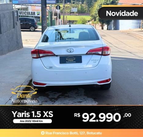 TOYOTA Yaris Sedan 1.5 16V 4P FLEX XS MULTIDRIVE AUTOM�TICO CVT, Foto 3