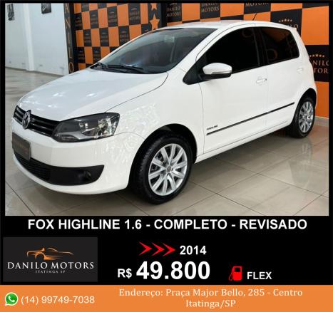 VOLKSWAGEN Fox 1.6 4P HIGHLINE FLEX, Foto 1 VOLKSWAGEN Fox 1.6 4P HIGHLINE FLEX, Foto 1