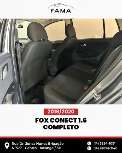 VOLKSWAGEN Fox 1.6 4P CONNECT FLEX, Foto 8 VOLKSWAGEN Fox 1.6 4P CONNECT FLEX, Foto 8