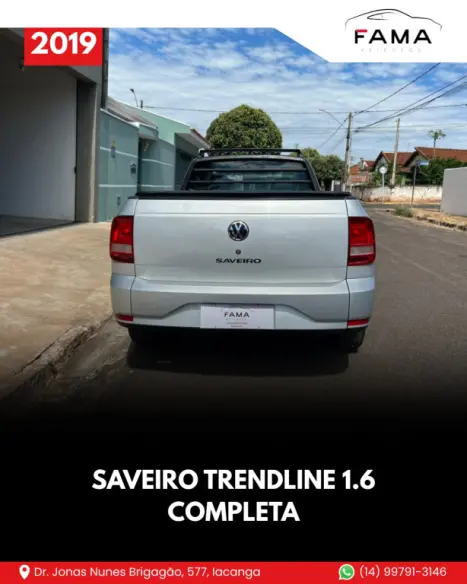 VOLKSWAGEN Saveiro 1.6 16V FLEX MSI TRENDLINE CABINE SIMPLES, Foto 6