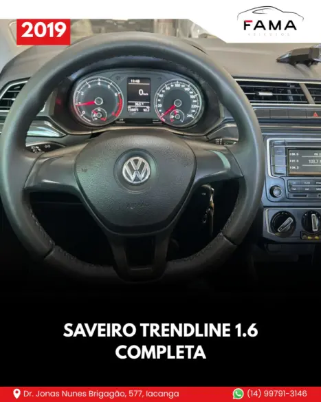 VOLKSWAGEN Saveiro 1.6 16V FLEX MSI TRENDLINE CABINE SIMPLES, Foto 11