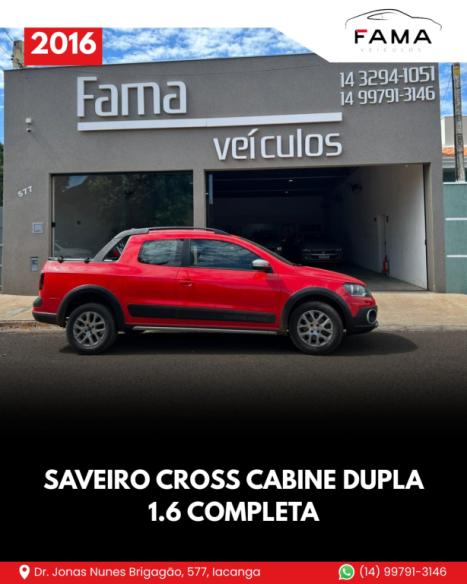 VOLKSWAGEN Saveiro 1.6 16V G6 CROSS CABINE DUPLA FLEX, Foto 8