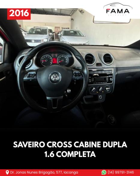 VOLKSWAGEN Saveiro 1.6 16V G6 CROSS CABINE DUPLA FLEX, Foto 14