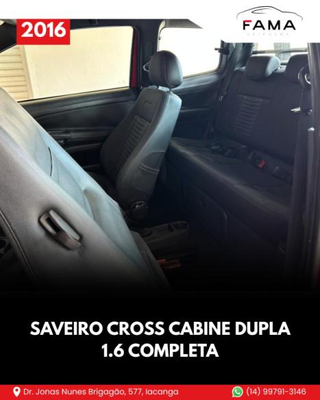 VOLKSWAGEN Saveiro 1.6 16V G6 CROSS CABINE DUPLA FLEX, Foto 15