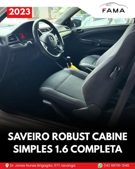 VOLKSWAGEN Saveiro 1.6 16V FLEX MSI ROBUST CABINE SIMPLES, Foto 12