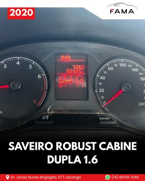 VOLKSWAGEN Saveiro 1.6 16V FLEX MSI ROBUST CABINE DUPLA, Foto 9