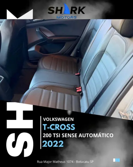 VOLKSWAGEN T-Cross 1.0 4P 200 TSI FLEX SENSE AUTOM�TICO, Foto 14