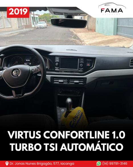 VOLKSWAGEN Virtus 1.0 4P 200 TSI FLEX COMFORTLINE AUTOMÁTICO, Foto 6