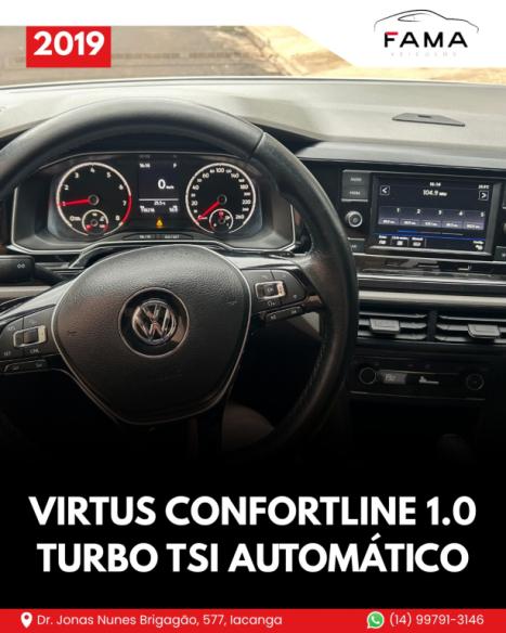 VOLKSWAGEN Virtus 1.0 4P 200 TSI FLEX COMFORTLINE AUTOMÁTICO, Foto 7