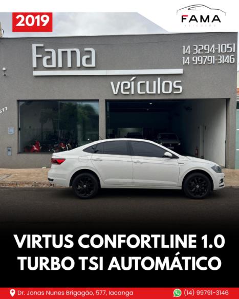 VOLKSWAGEN Virtus 1.0 4P 200 TSI FLEX COMFORTLINE AUTOMÁTICO, Foto 8