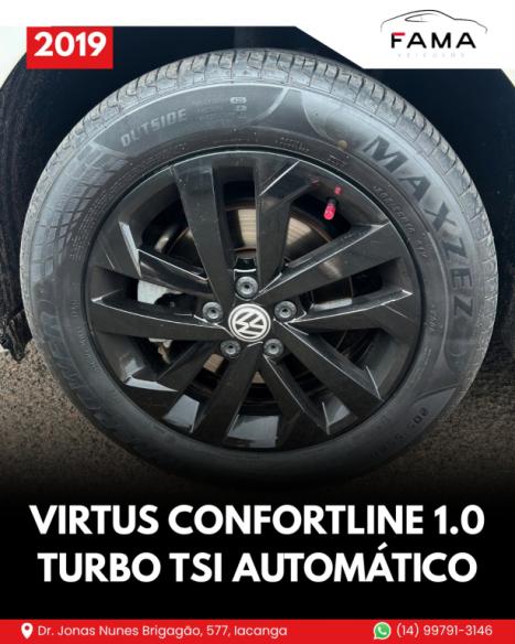 VOLKSWAGEN Virtus 1.0 4P 200 TSI FLEX COMFORTLINE AUTOMÁTICO, Foto 9