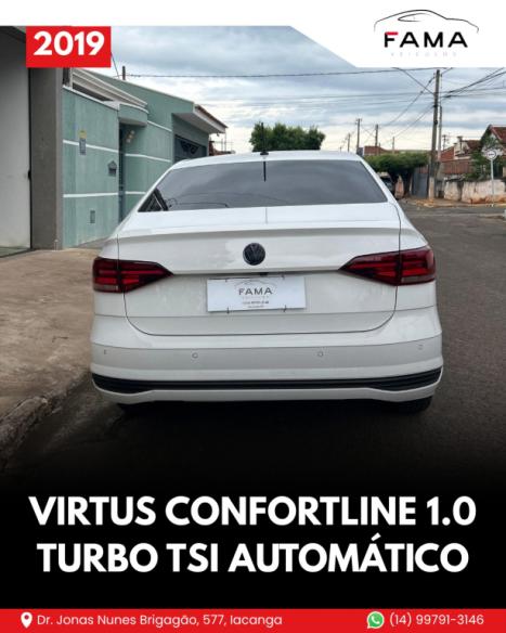 VOLKSWAGEN Virtus 1.0 4P 200 TSI FLEX COMFORTLINE AUTOMÁTICO, Foto 12
