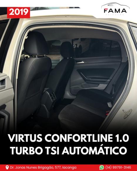 VOLKSWAGEN Virtus 1.0 4P 200 TSI FLEX COMFORTLINE AUTOMÁTICO, Foto 14