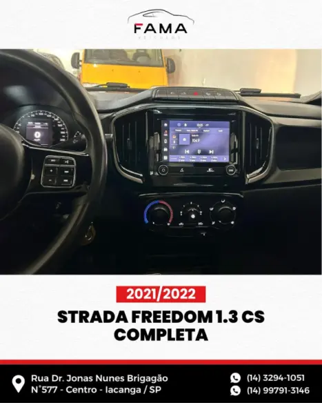 FIAT Strada 1.3 FIREFLY FLEX FREEDOM CABINE SIMPLES PLUS, Foto 6