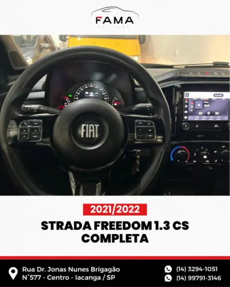 FIAT Strada 1.3 FIREFLY FLEX FREEDOM CABINE SIMPLES PLUS, Foto 7