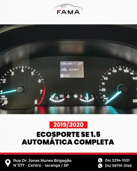 FORD Ecosport 1.5 12V 4P TI-VCT SE FLEX AUTOMTICO, Foto 4