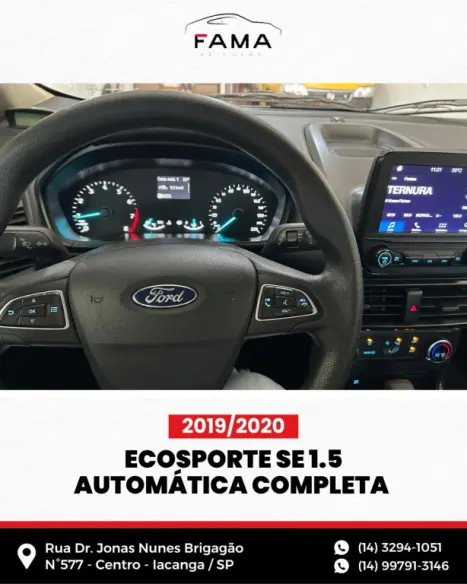 FORD Ecosport 1.5 12V 4P TI-VCT SE FLEX AUTOMTICO, Foto 5