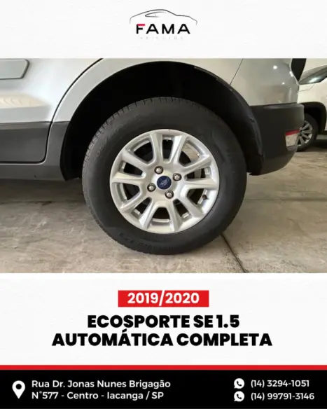 FORD Ecosport 1.5 12V 4P TI-VCT SE FLEX AUTOMTICO, Foto 7