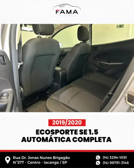 FORD Ecosport 1.5 12V 4P TI-VCT SE FLEX AUTOMTICO, Foto 8