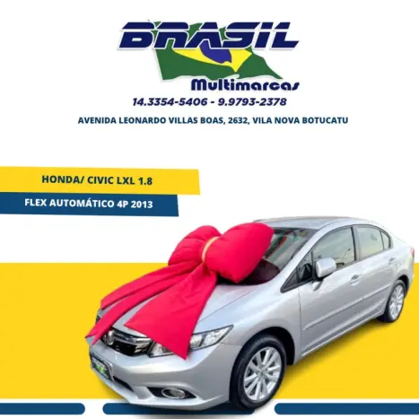 HONDA Civic 1.8 16V 4P FLEX LXL AUTOMTICO, Foto 1